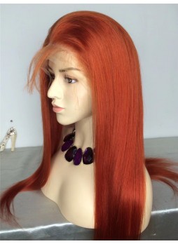 2-3 days  Full lace wig pre plucked hair line baby hair color 350 100% human hair 8A + quality straight